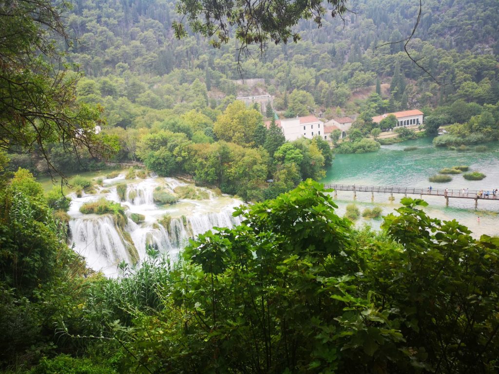 Chute skradin view